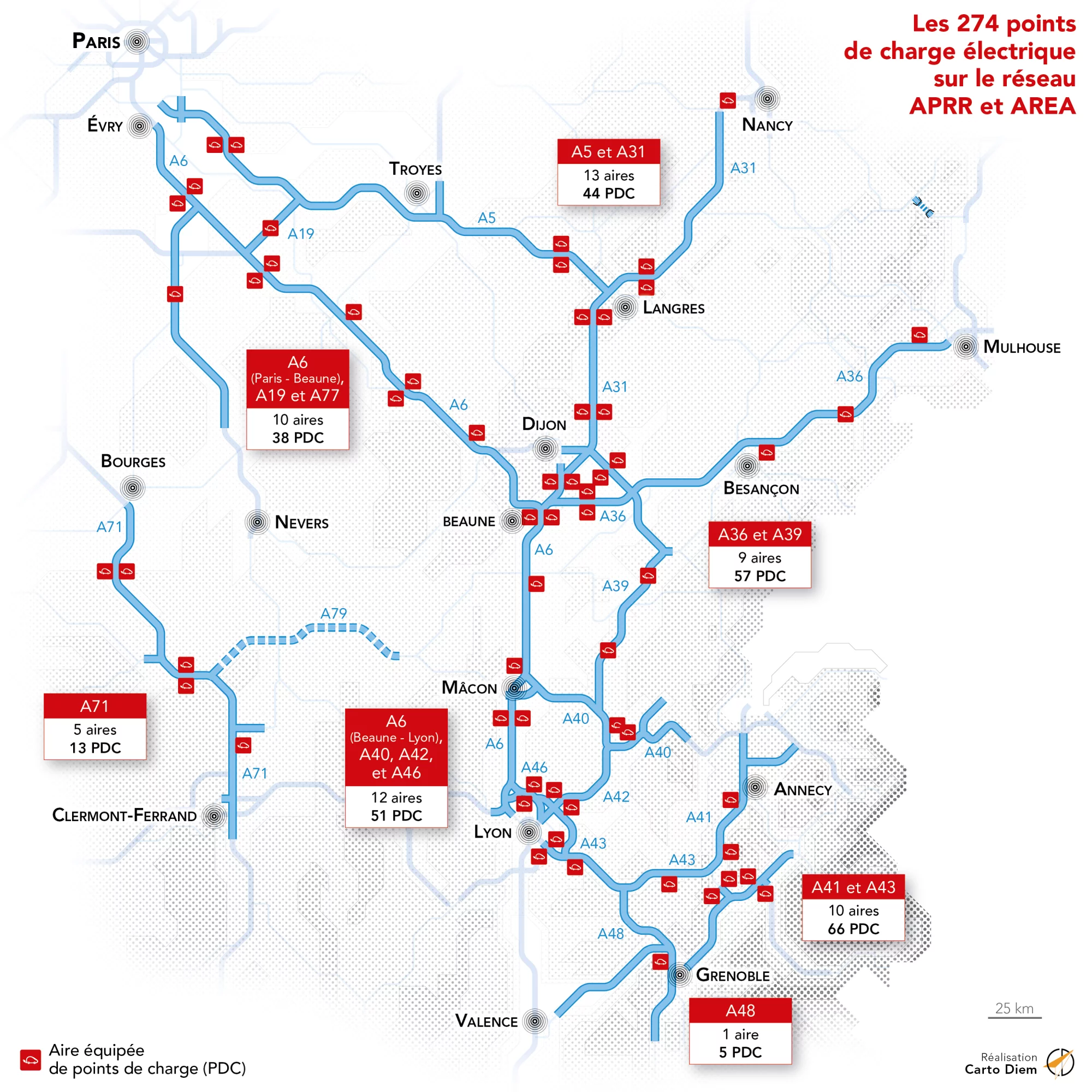 Mobilité décarbonée : les autoroutes APRR et AREA en action
