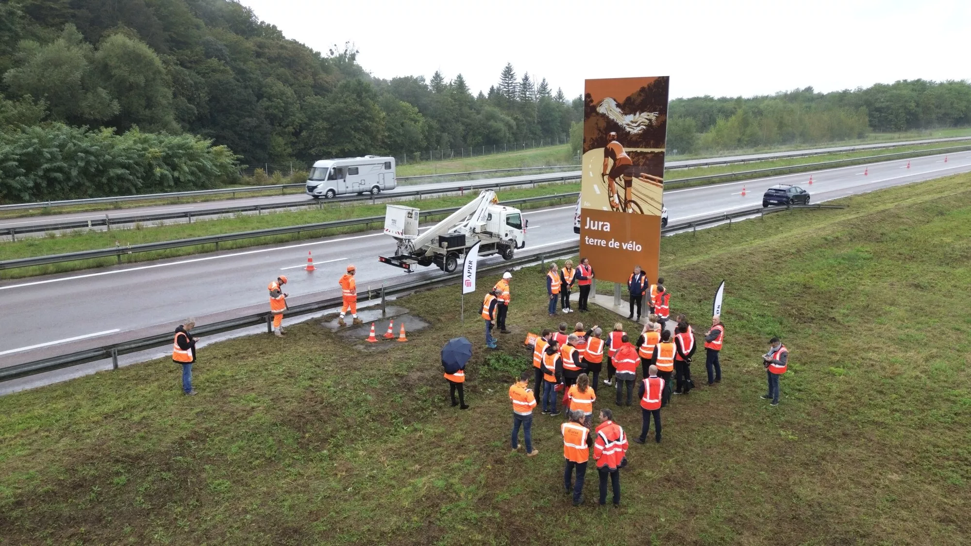 Le Jura s’affiche en grand sur autoroute !