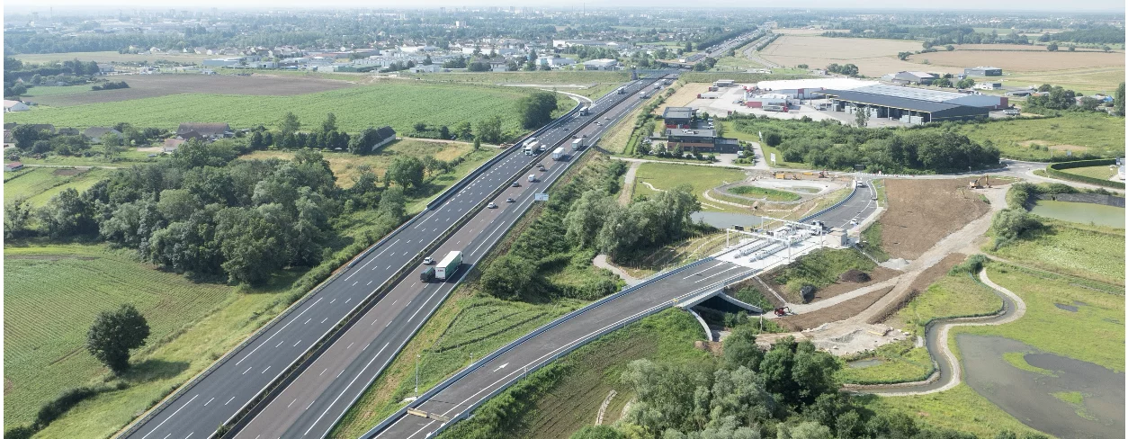 A6 : le nouveau demi-diffuseur Chalon Nord entre en exploitation